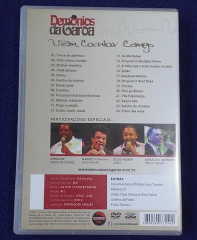 Demônios Da Garoa - Vem Cantar Comigo (ao Vivo) (DVD Original) - Foto 3