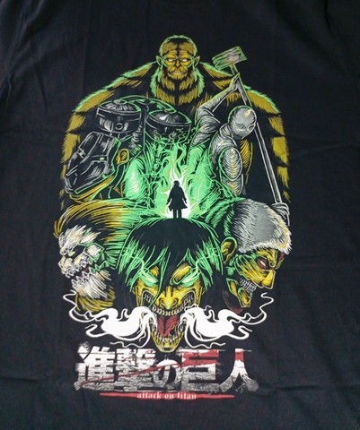 Camisa Attack on Titan - Shingeki no Kyojin Levi Mikasa Ackerman Eren - NerdDog Store - Foto 4
