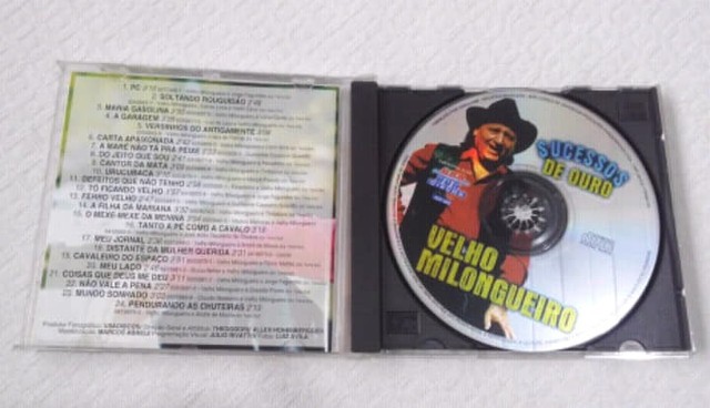 Velho Milongueiro - Sucessos de Ouro (CD Original) - Foto 2