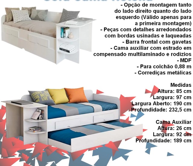 Sala quarto Sofá cama