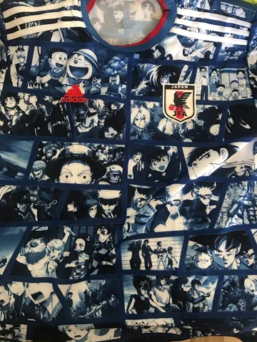 Camisa da seleção do japao anime 2022