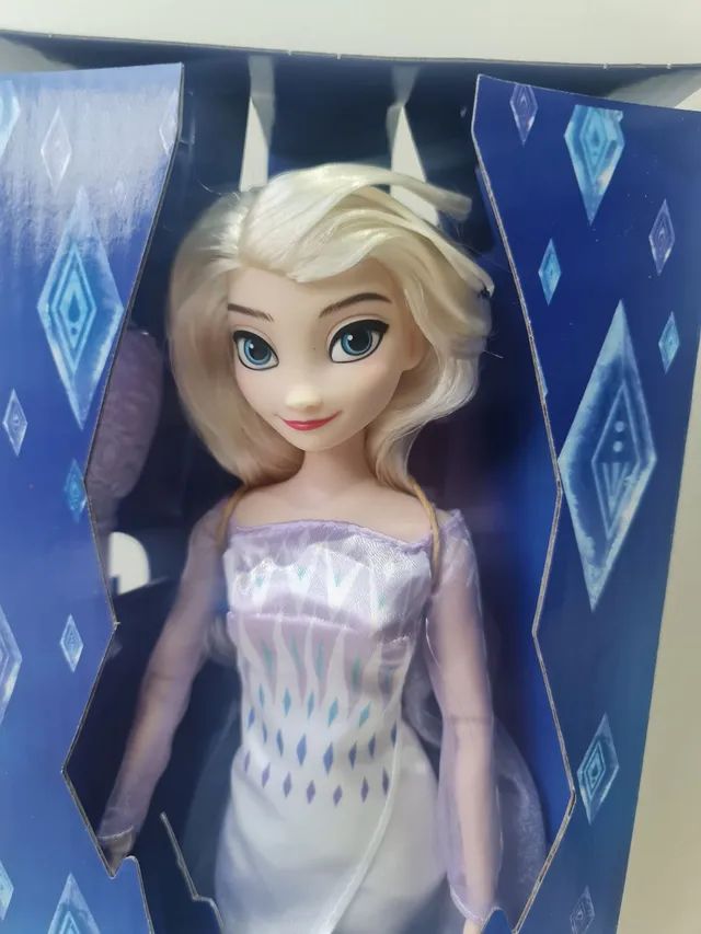 Kit 2 Frozen Boneca Princesa Elsa e Ana Disney