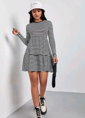 10 ideias de Shein  roupas, vestido de renda com mangas, vestido