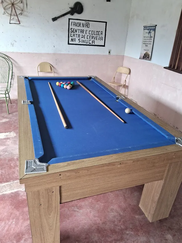 MESA DE SINUCA CLASSIC & PING PONG 2 EM 1 – SNOOKER BOENG