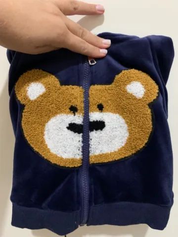 (NOVO! / 12-18 Meses) Conjunto Agasalho Plush Infantil - Foto 5