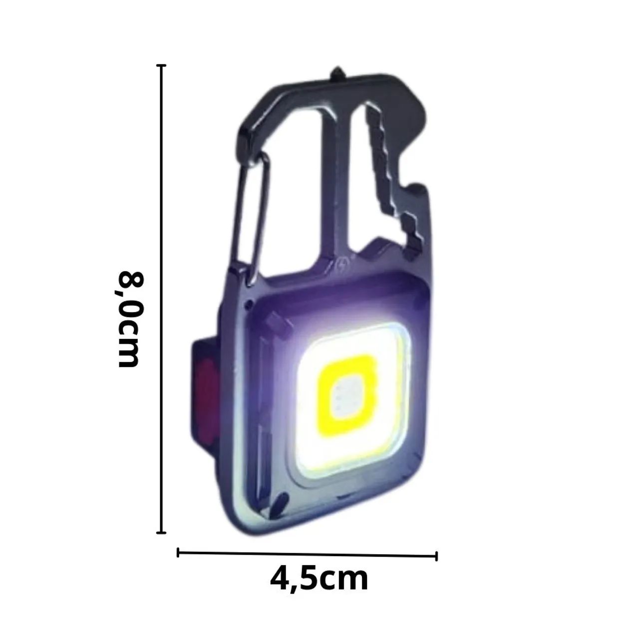 Mini Lanterna Led Recarregável  Múltiplas  Funções- KAPBOM - KA-L1114  - Foto 2