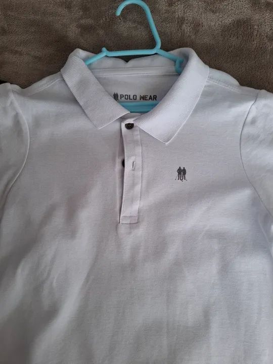 3 Camisas Polo. Uma Palomino - Azul Marinho e duas Polo Wear (azul e branca) - Foto 3