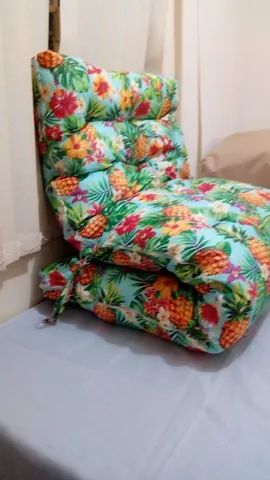  Futon Sofá/cama ,dobrável em S , tecido impermeável  - Foto 4