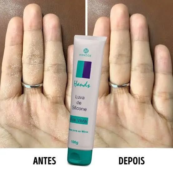 Luva de Silicone Hands Hinode Aloe Vera