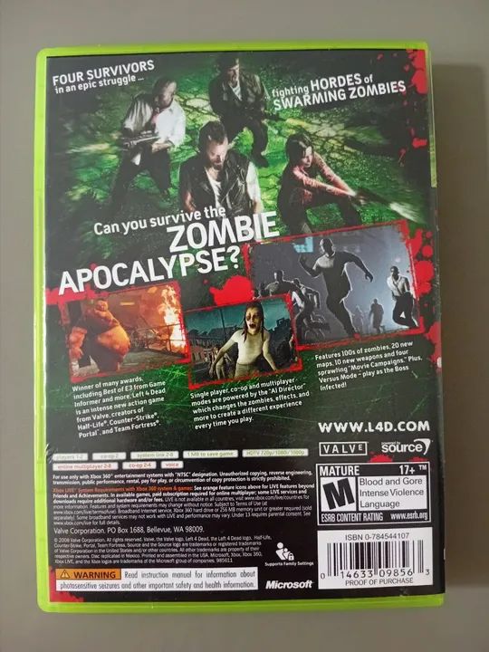 Left 4 Dead Original Xbox 360 - Foto 3