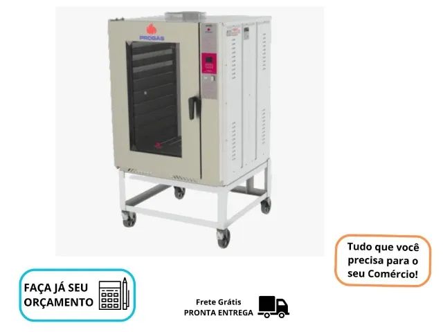 Forno Turbo Progas 8 Esteiras Novo
