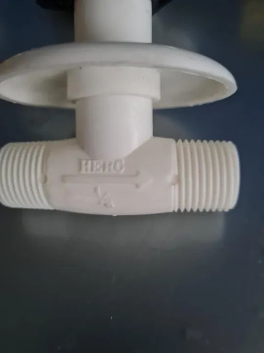 20 Registro pvc branco - Foto 4