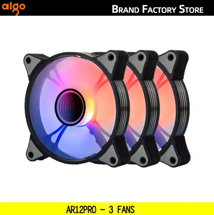 KIT 3 fans AIGO ARGB PRO - PRODUTO NOVO