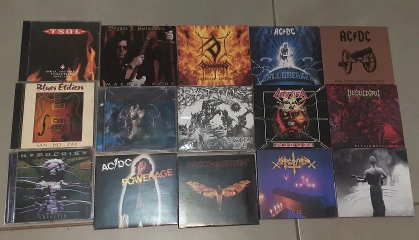 CDs Rock Heavy Metal 60 unidades coleção  - Foto 3