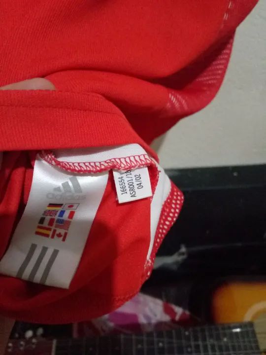 Camisa de Futebol Benfica Adidas 2002 - Tamanho GG - Foto 3