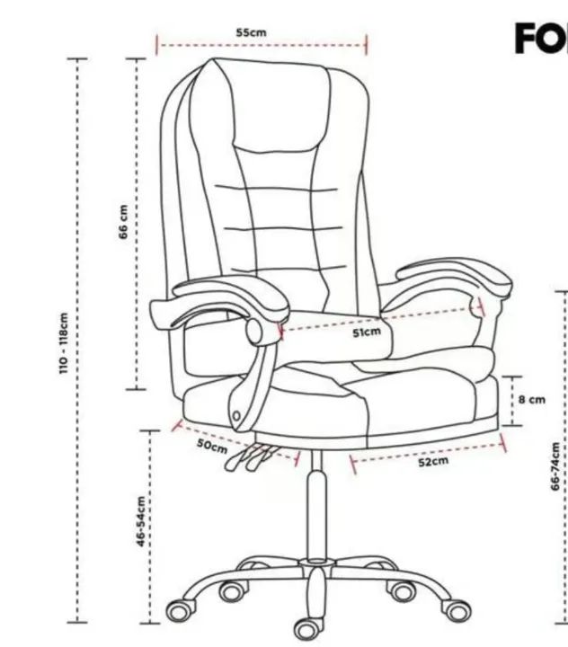 Cadeira de escritório nova na caixa entrega imediata  - Foto 6