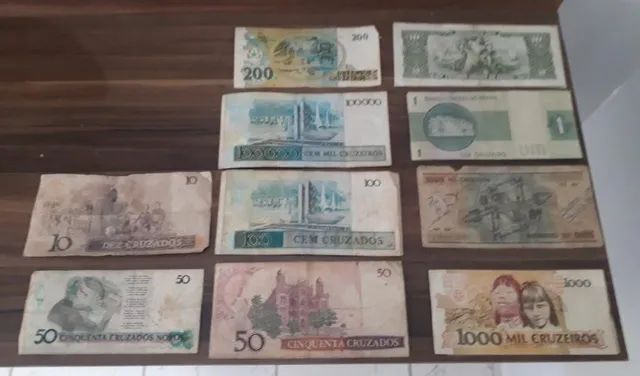 Coleção de cédulas antigas  - Foto 2