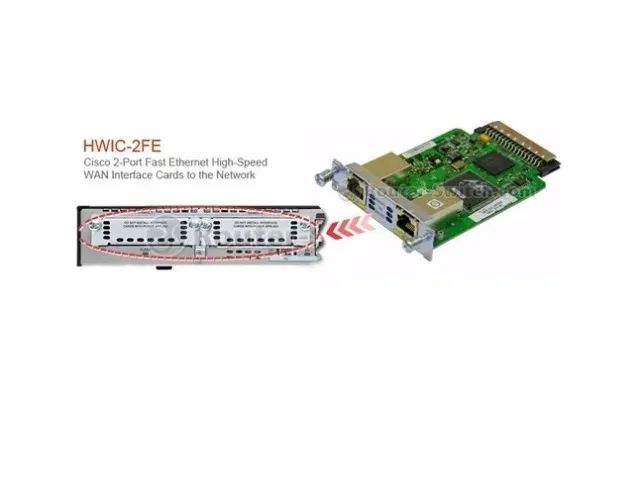 Placa Rede Serial Cisco Hwic-2fe - Foto 2
