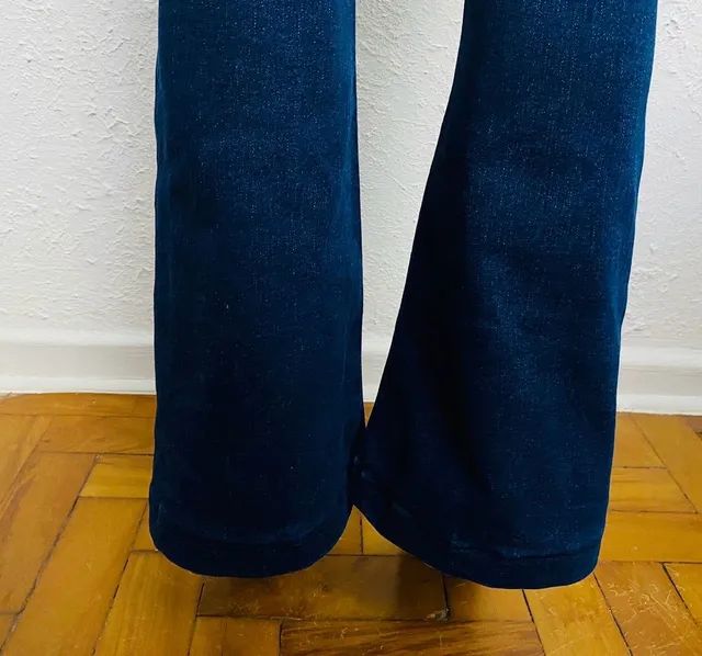 Calça Jeans Feminina Tvz Tam. 36 Boca De Sino Ótimo Estado - Foto 6