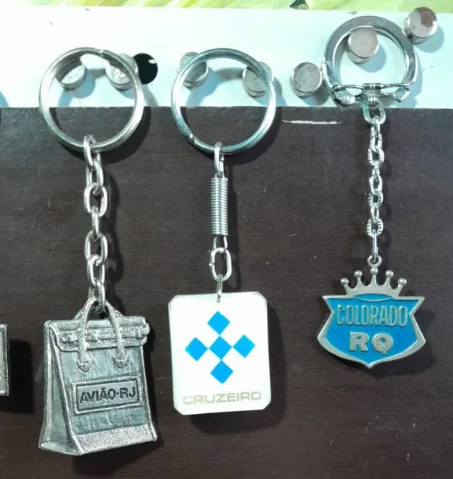 Coleção De Chaveiros Antigos - Vários Tipos (R$ 15,00 Cada/R$ 100,00 Todos) - Foto 5