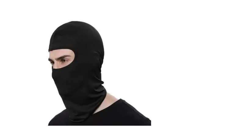 Balaclava Térmica Touca Ninja Mascara Moto Motoqueiro Cor Preto