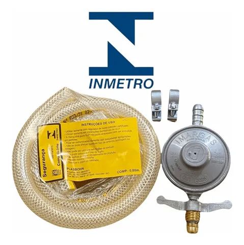 chave registro regulador fogão glp 1kg/h 0727/02 0,80m imargás