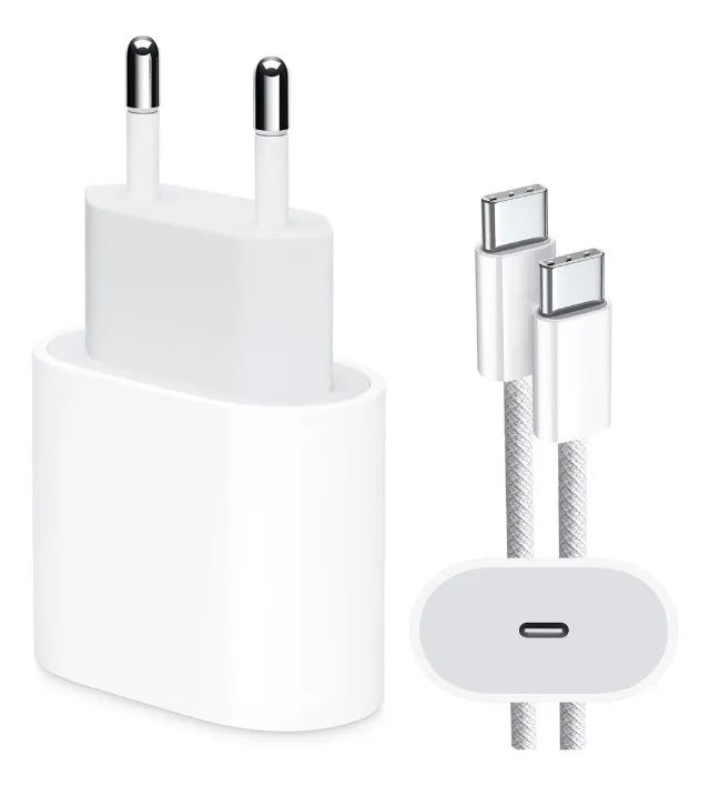 Carregador Turbo 35w Com Cabo Usb-c P/ iPhone 15 15 Pro Max - 1119