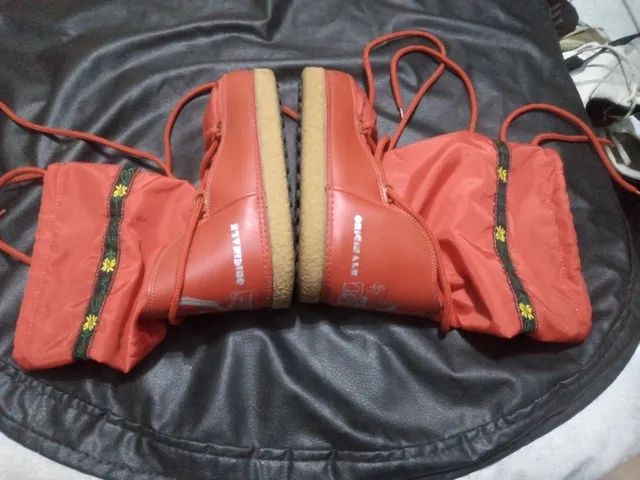Bota para neve em ótimo estado num 32 vermelha  - Foto 4