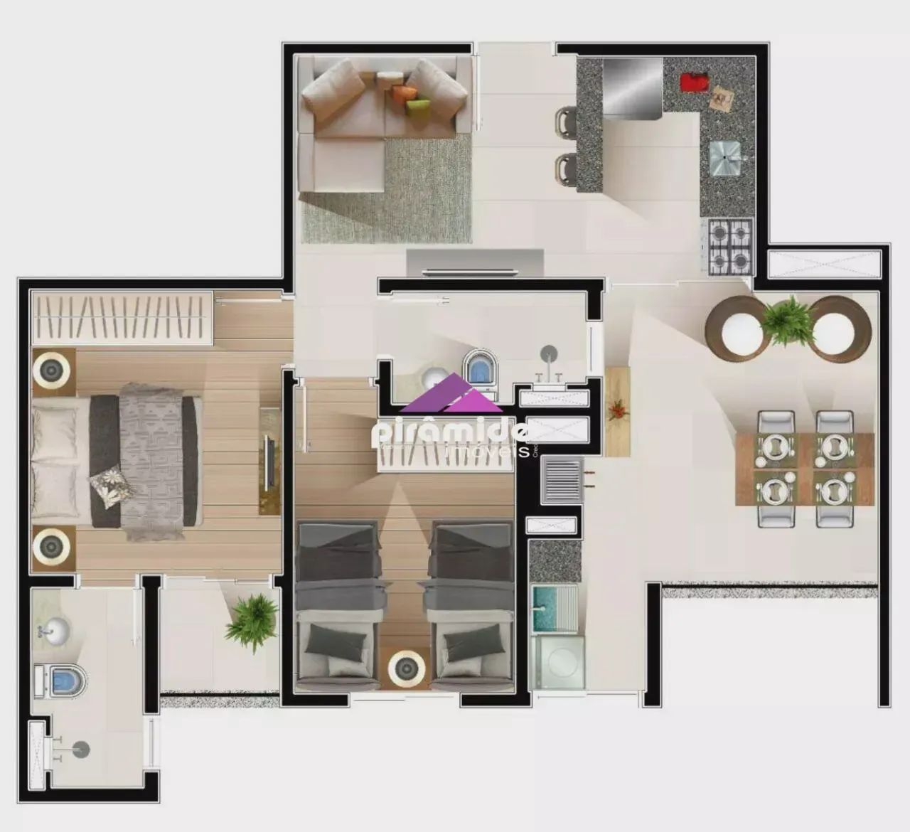 Apartamento com 2 dormitórios à venda, 56 m² por R$ 560.000 - Jardim Oswaldo Cruz - São Jo - Foto 11