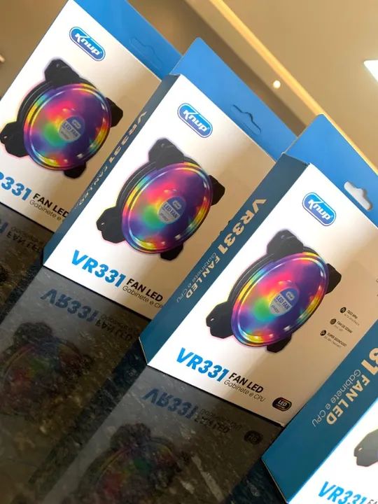 Cooler Para Gabinete E Cpu Fan Led Vr-331 - Knup. - Foto 2