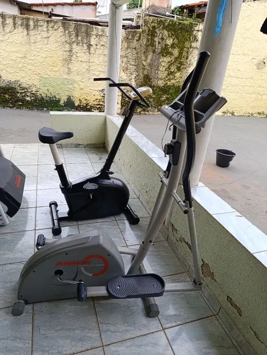 Bicicleta Ergométrica e Elíptico - Academia Completa - Foto 4