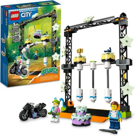 Lego City Stuntz O Desafio De Acrobacias Chocante 60341 - 117 peças