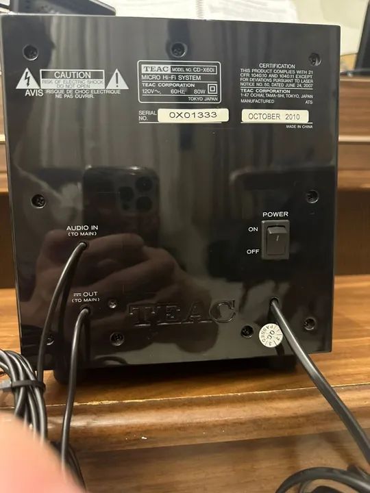 TEAC Micro Hi-Fi System CD-X60i - Foto 4