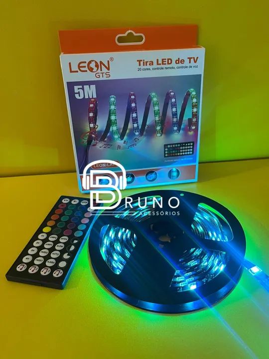 Fita Led USB 5m Sensor Ritmo  - Foto 2