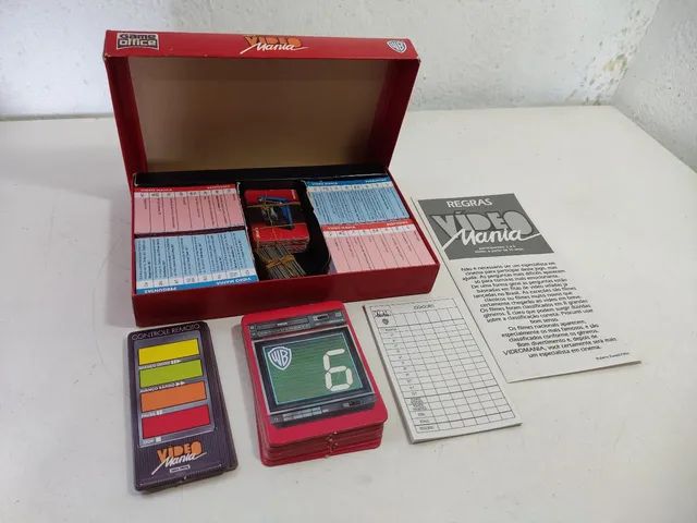 Jogo Vídeo Mania - Game Office Warner Bros 1991 - Completo - Foto 5