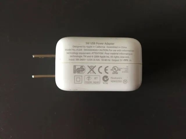 Carregador Original Apple Iphone Ipod modelo A1205 - Foto 2