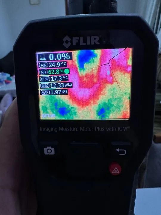 Câmera termica de  Imagem Termográfica 