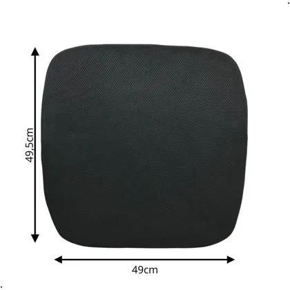 Assento P/ Cadeira De Escritorio Tela Mesh Ergonômico Preto