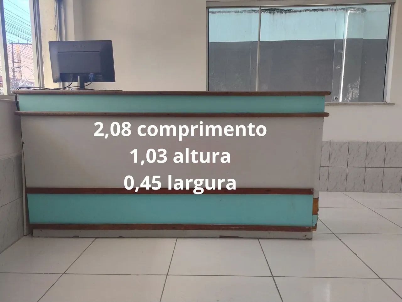 Balcão recepção 