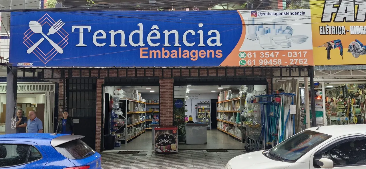 Loja de embalagens para venda!
