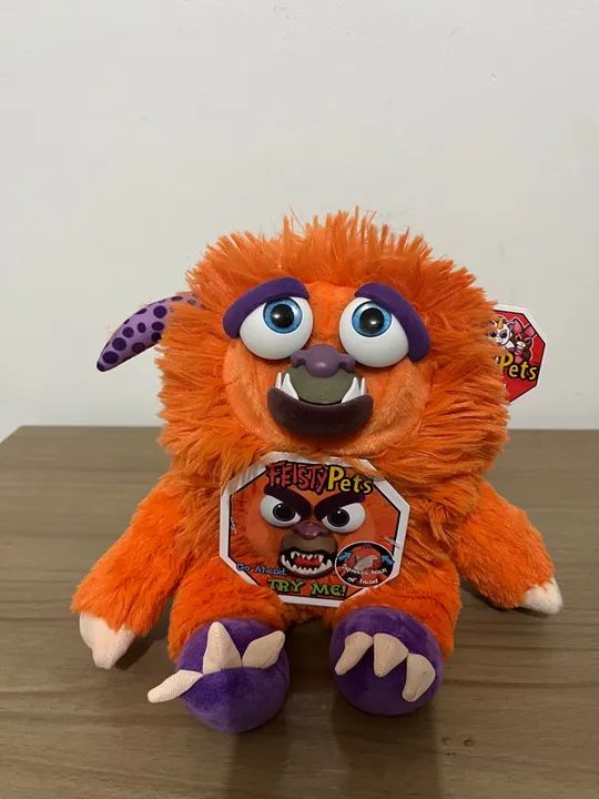 Feisty monstrinho Laranja - Feisty Pets original - Foto 2