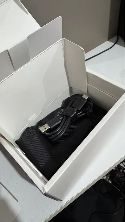 Microfone Lapela Hollyland Lark M2 Duo USB C Preto - Foto 4