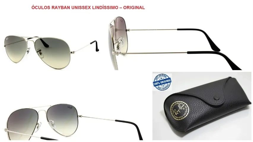 Óculos Rayban Unissex Lindíssimo, 100% Original - Foto 2