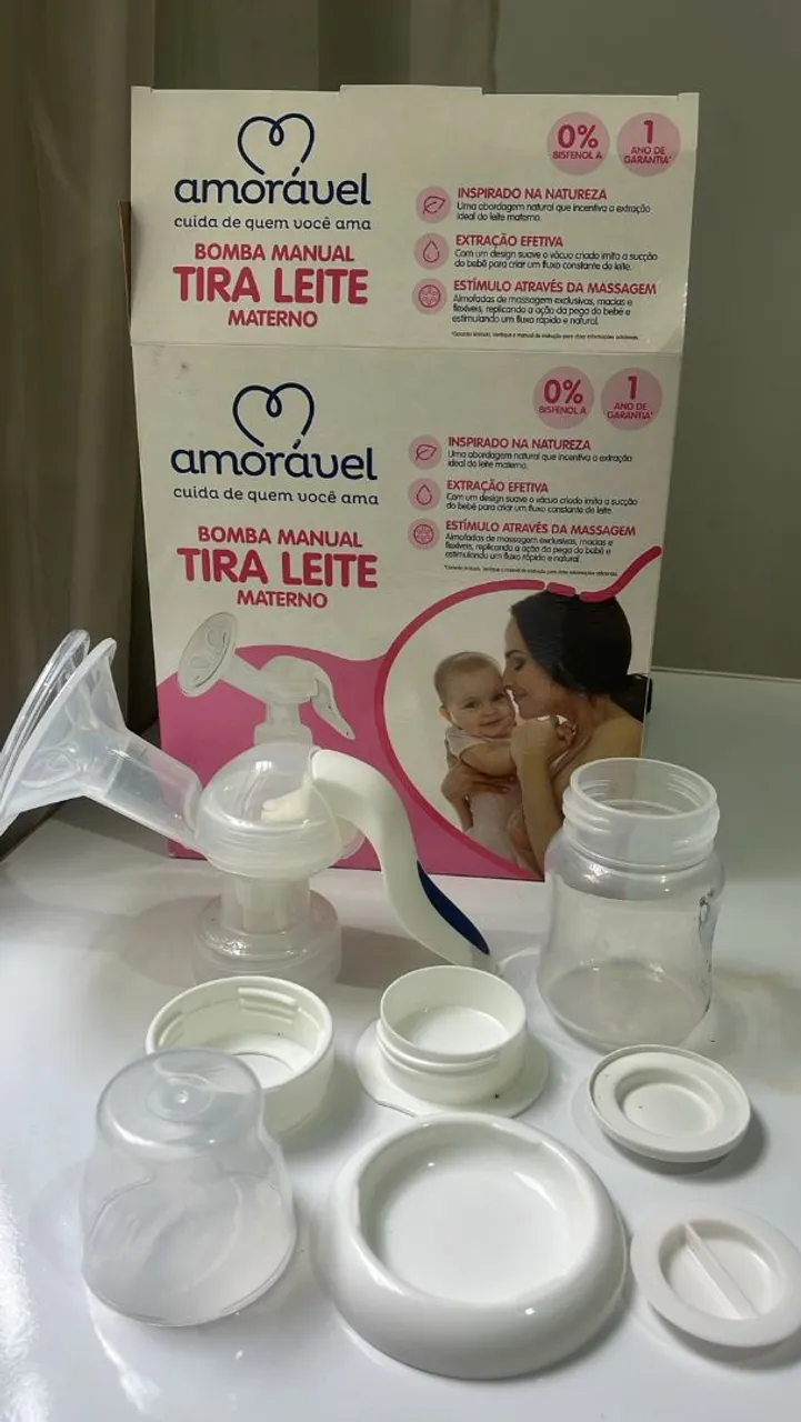Extrator de Leite Manual Amorável meu número *