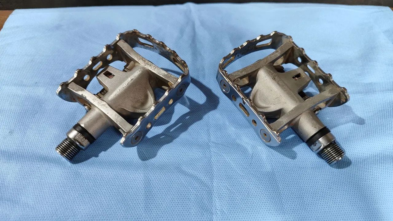 Pedal Shimano SPD flat/clip - Foto 2