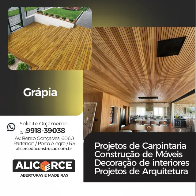 Grápia Madeira de qualidade