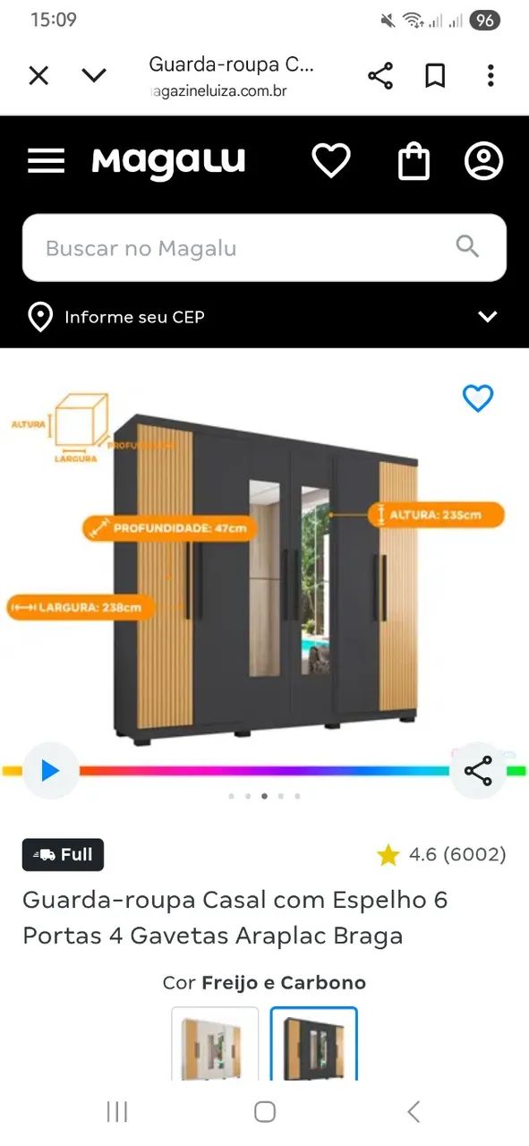 Guarda roupa 64596225926146120