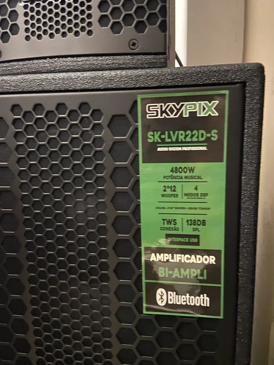 Line Vertical Ativo Sk-lvr22d Sub 2x12 Alta Potência 4800w
