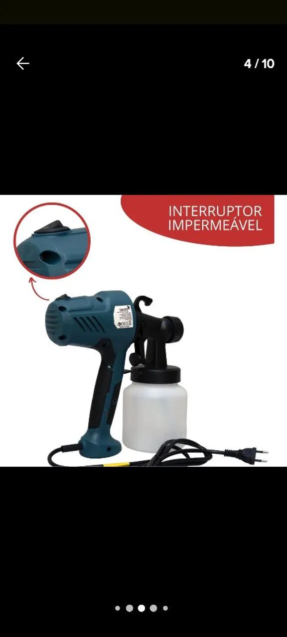 Pistola de Pintura Elétrica para Jardinagem - Foto 2