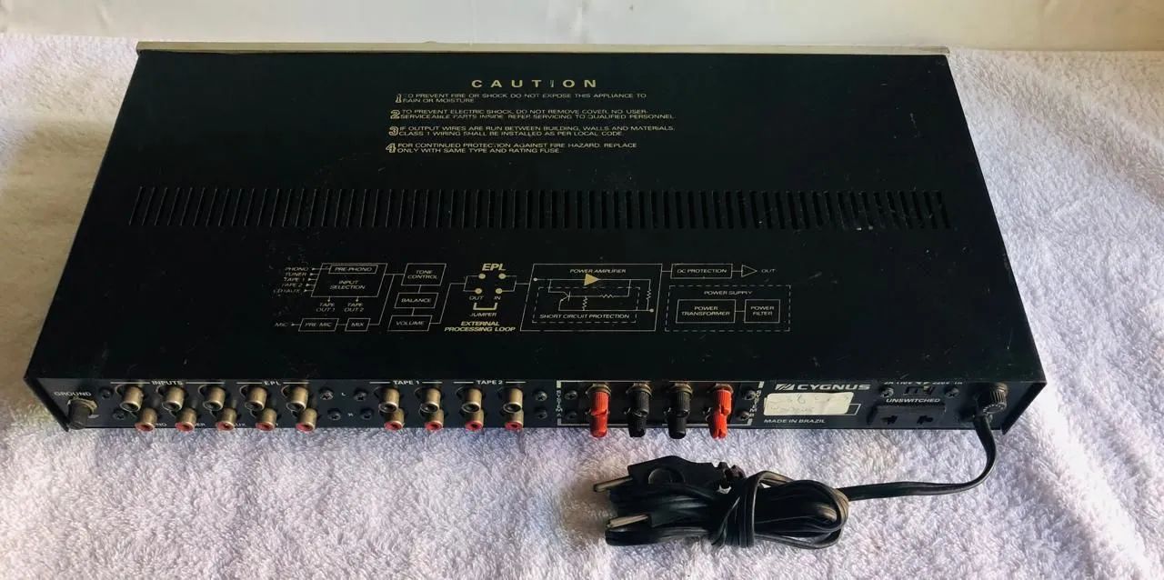 Amplificador Cygnus Stereo AC 200 - Foto 4